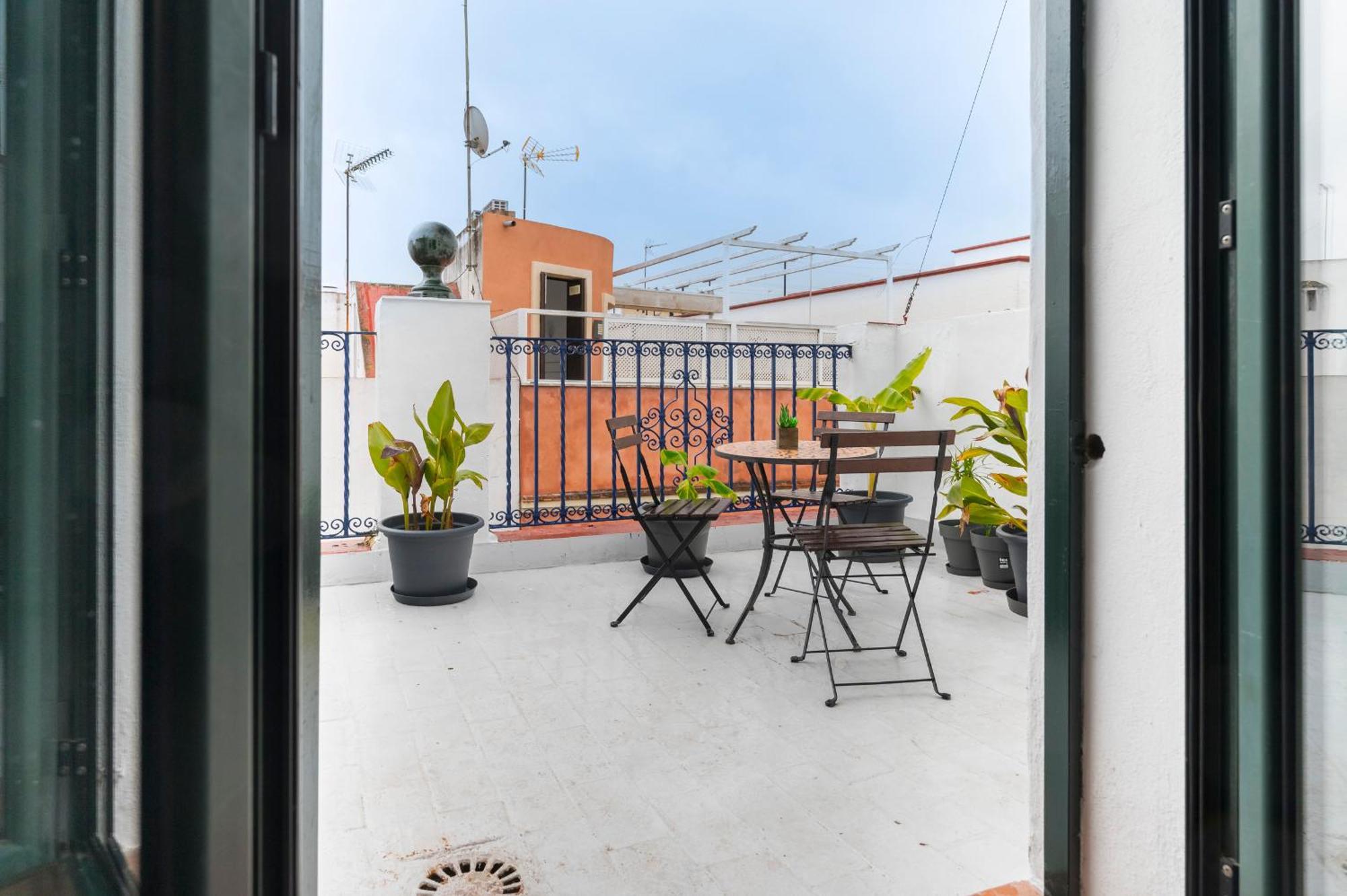 Santa Catalina Moderno Lägenhet Sevilla Exteriör bild